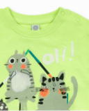 Camiseta punto amarillo niño Cattitude Camiseta punto amarillo niño Cattitude