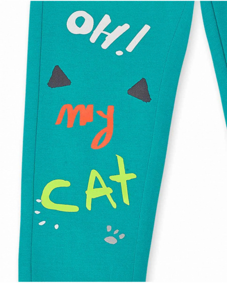 Conjunto felpa azul gris niño Cattitude Conjunto felpa azul gris niño Cattitude