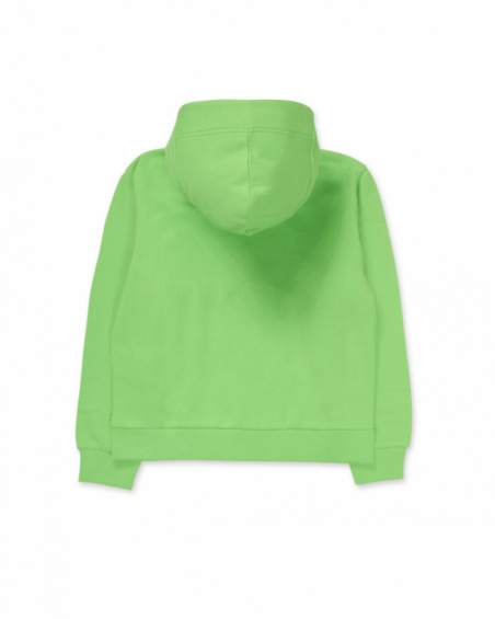 Sudadera punto verde niño SK8 PARK