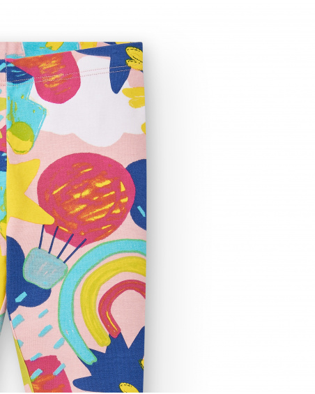 Legging punto navy niña Run Sing Jump