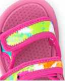 Zapatilla licra rosa niña Tropadelic