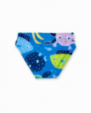 Bañador slip azul niño Ocean Wonders