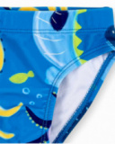 Bañador slip azul niño Ocean Wonders