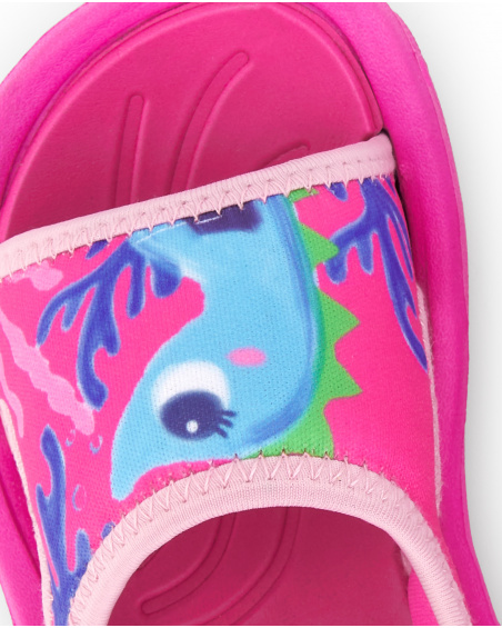 Zapatillas licra lila niña Ocean Wonders