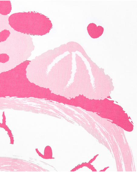 Camiseta punto blanco niña Creamy Ice