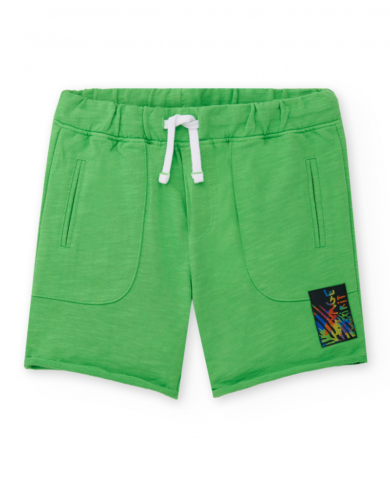 Bermuda punto verde niño Savage Spirit