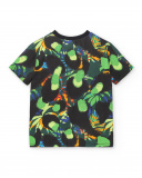 Camiseta punto verde bolsillo niño Savage Spirit