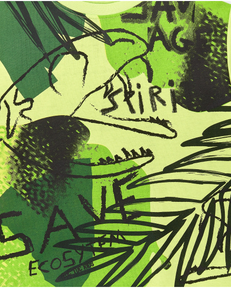 Conjunto punto felpa verde niño Savage Spirit