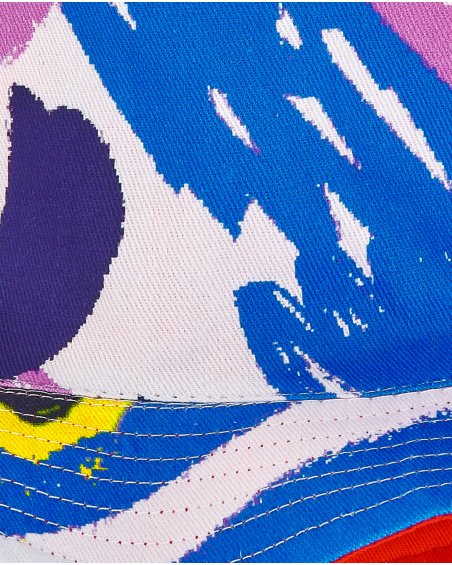 Gorro plana blanco niña Rockin the Jungle