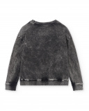 Sudadera felpa gris niño Race Car