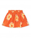 Falda punto naranja niña Paradise Beach