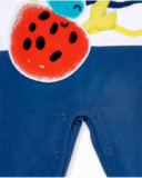 Pelele punto blanco azul niño Frutti