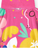 Toalla poncho rosa niña Animal Life