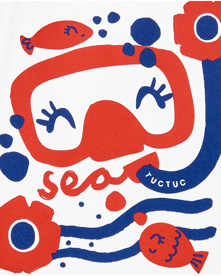 Camiseta punto blanco niña Salty Air