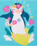 Camiseta punto azul niña Laguna Beach