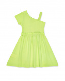 Vestido punto verde niña Neon Jungle