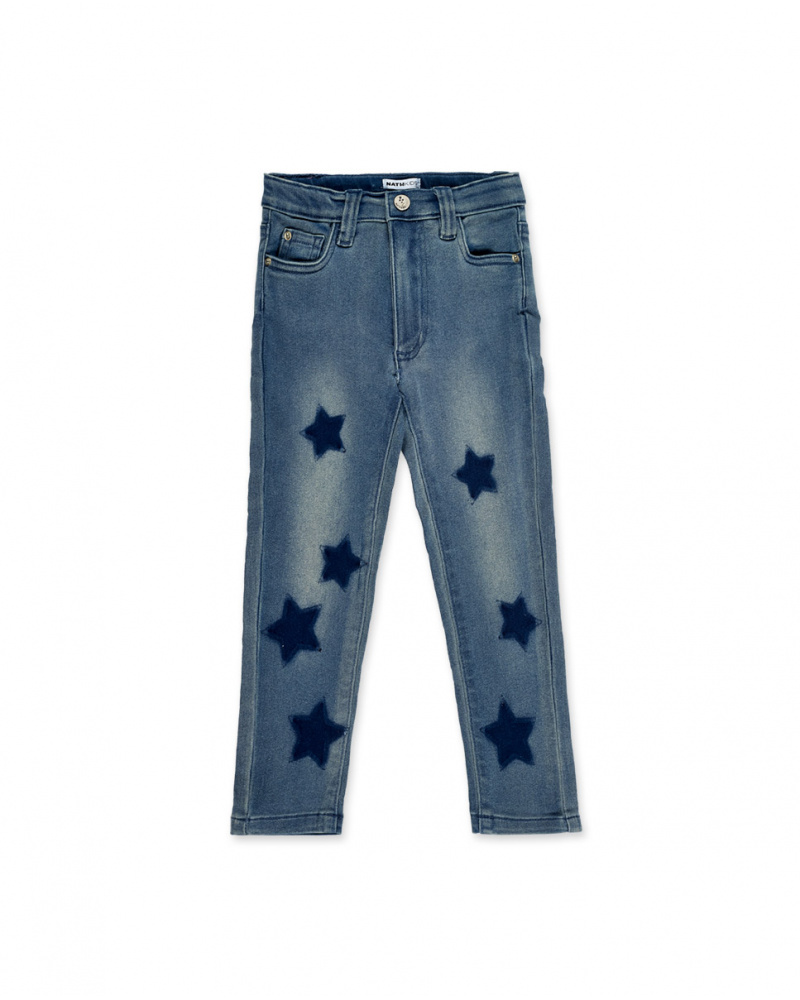 Pantalón denim azul niña Summer Vibes