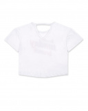 Camiseta punto blanco niña Sunday Brunch
