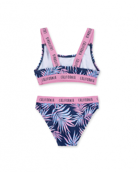 Bikini navy niña Californian Chill
