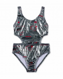 Bañador plata niña Ultimate City Chic