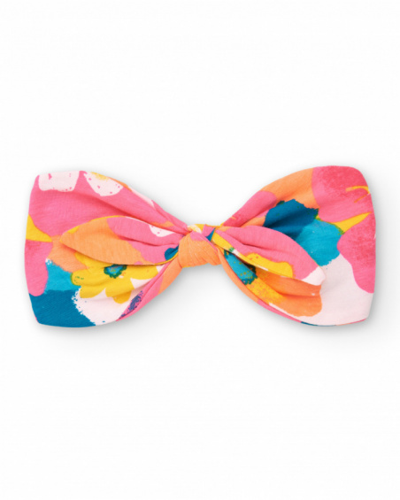 Diadema punto para niña en estampàdp floral colección Laguna