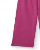 Pantalón de felpa para niña en color fucsia con lazo colección Pantalón de felpa para niña en color fucsia con lazo colección