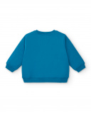 Jersey azul con estampado "Freezy" para niño de la colección Jersey azul con estampado "Freezy" para niño de la colección