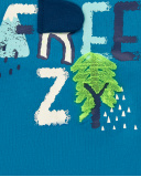 Jersey azul con estampado "Freezy" para niño de la colección Jersey azul con estampado "Freezy" para niño de la colección