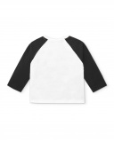 Camiseta niño en blanco y negro colección Cartoon Calling Camiseta niño en blanco y negro colección Cartoon Calling