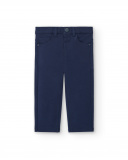Pantalón niño en azul marino básico colección Big Brains Pantalón niño en azul marino básico colección Big Brains