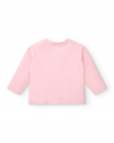 Camiseta niña en color rosa con diseño de estrellas colección Camiseta niña en color rosa con diseño de estrellas colección