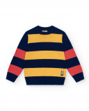 Jersey de rayas en colores vibrantes para niño de la colección Jersey de rayas en colores vibrantes para niño de la colección