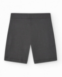 Bermudas para niño en gris con cintura ajustable y bolsillos Bermudas para niño en gris con cintura ajustable y bolsillos