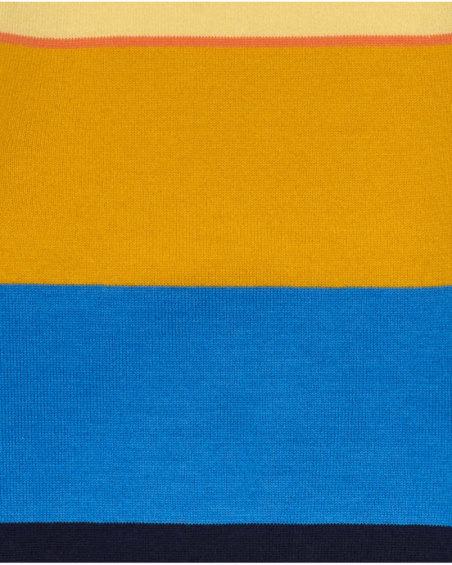 Sudadera para niño en bloques de color con cuello redondo. Sudadera para niño en bloques de color con cuello redondo.