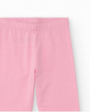 Leggings de niña en rosa con estampado floral multicolor Leggings de niña en rosa con estampado floral multicolor