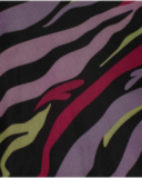 Camiseta de tul para niña con estampado multicolor y frunces en