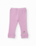 Conjunto para recién nacido de blusa verde y pantalón rosa con