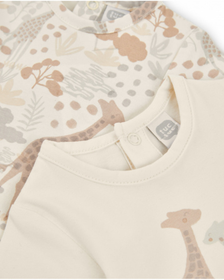 Pack de dos bodies de manga larga para recién nacido con