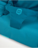 Trona portátil de viaje con diseño de dinosaurio azul