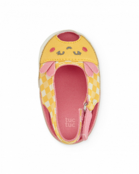 Sandalias de recién nacido de plana con tira ajustable