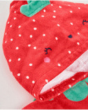 Toalla poncho de recién nacido de punto con capucha