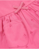 Vestido de recién nacido de plana con delicados bordados