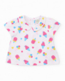 Conjunto de recién nacido de punto y estampado de helados