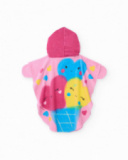 Toalla poncho de recién nacido de punto con capucha