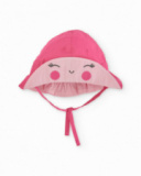 Gorro de recién nacido de plana y tira ajustable