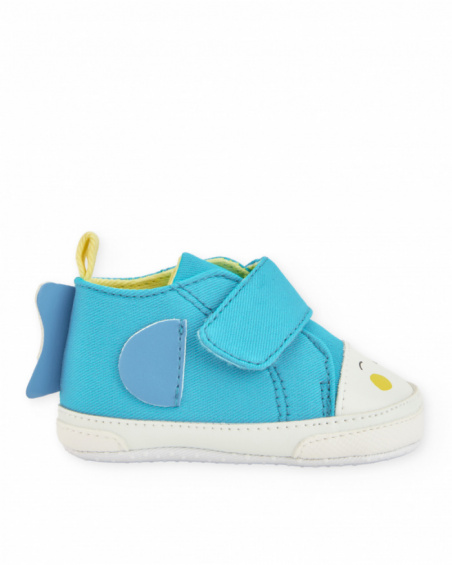 Zapatos de recién nacido de plana y cierre velcro