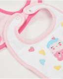 Pack de baberos de recién nacido de punto y estampado helado