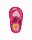 Sandalias de recién nacido de plana con cierre hebilla