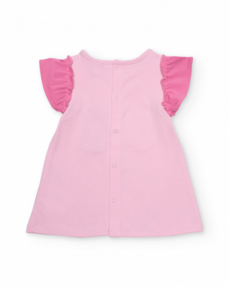 Vestido de recién nacido de punto con diseño de libélula