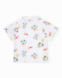 Conjunto de recién nacido de plana y estampado divertido